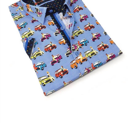 Men's Pin-up Cruiser Shirt With Trim