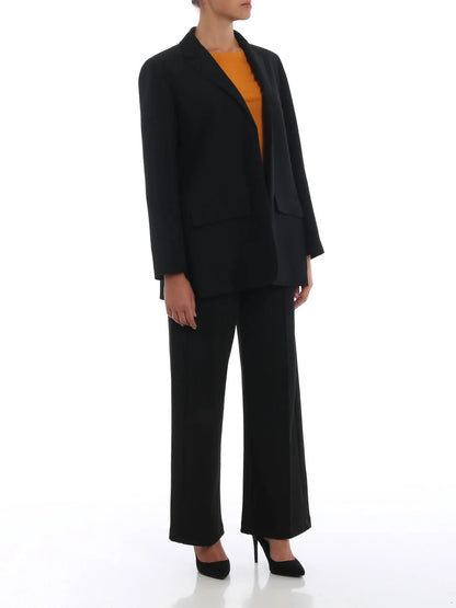Valentino - Crepe Cady Open Front Tailored Blazer - side view - Rack Hunt