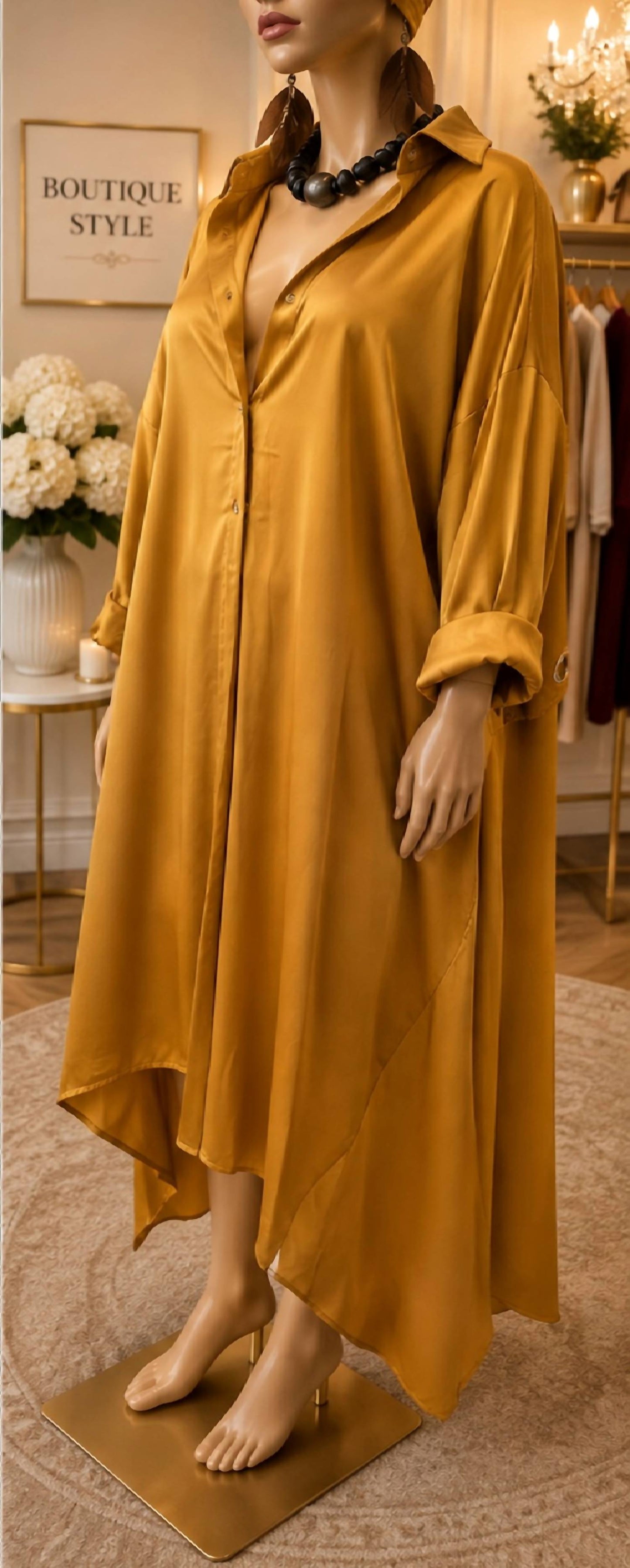 Women's Luxe Trench Duster