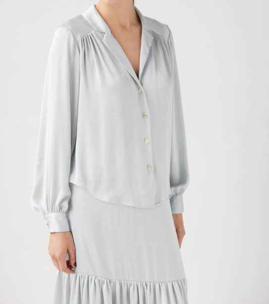 Rose Velvet - Rose Japanese Charmeuse Blouse - Rack Hunt