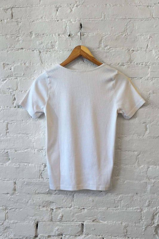 Women's Short Sleeve Rib Top