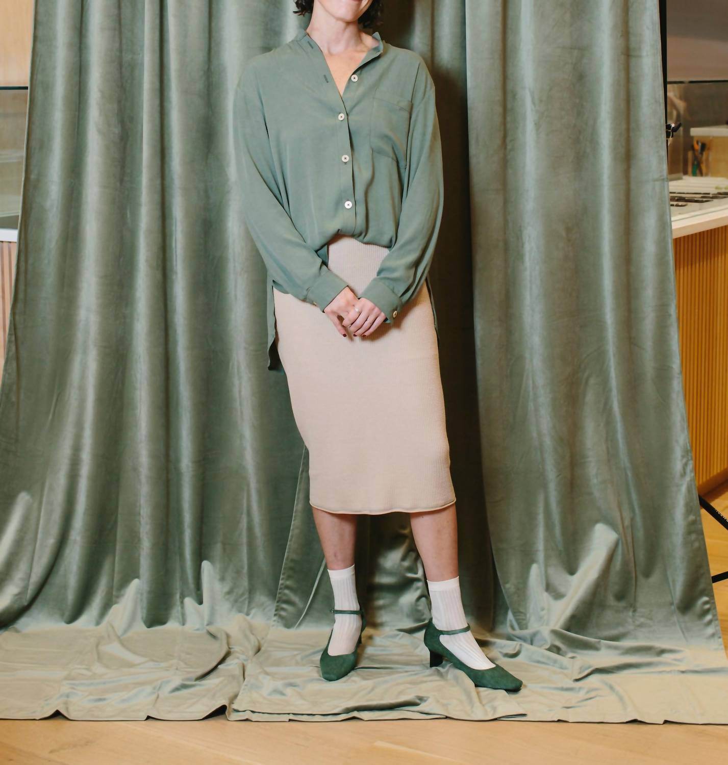 Alabama Chanin - Essential Waffle Skirt - Rack Hunt -