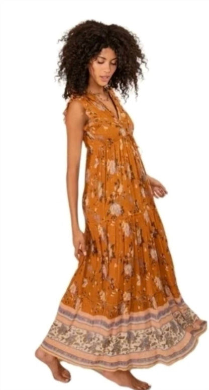 Women's Sleeveless Floral Maxi Dress