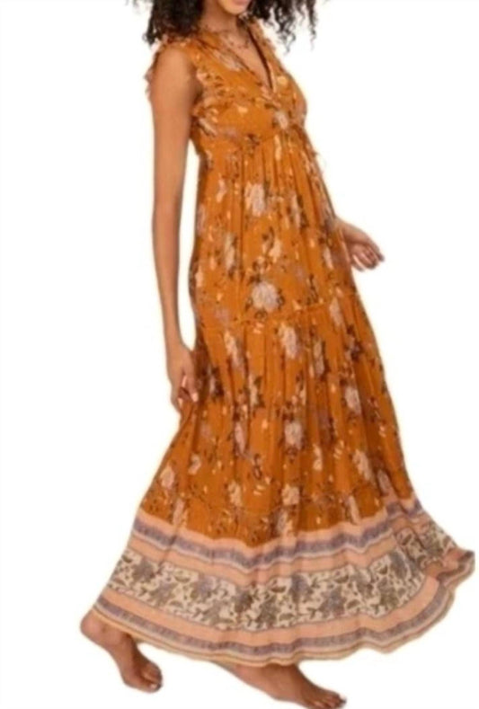 Women's Sleeveless Floral Maxi Dress