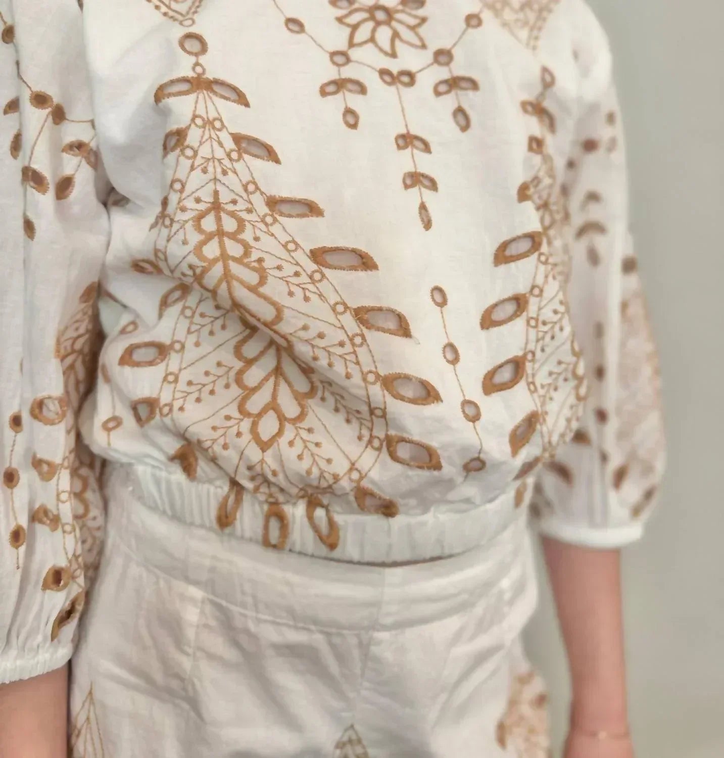 Milon - Girl's Boho Chic Embroidered Set - Rack Hunt