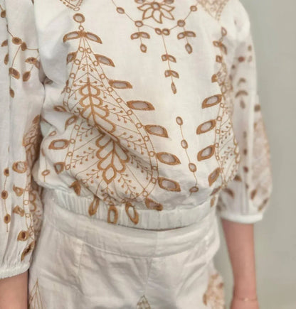 Milon - Girl's Boho Chic Embroidered Set - Rack Hunt