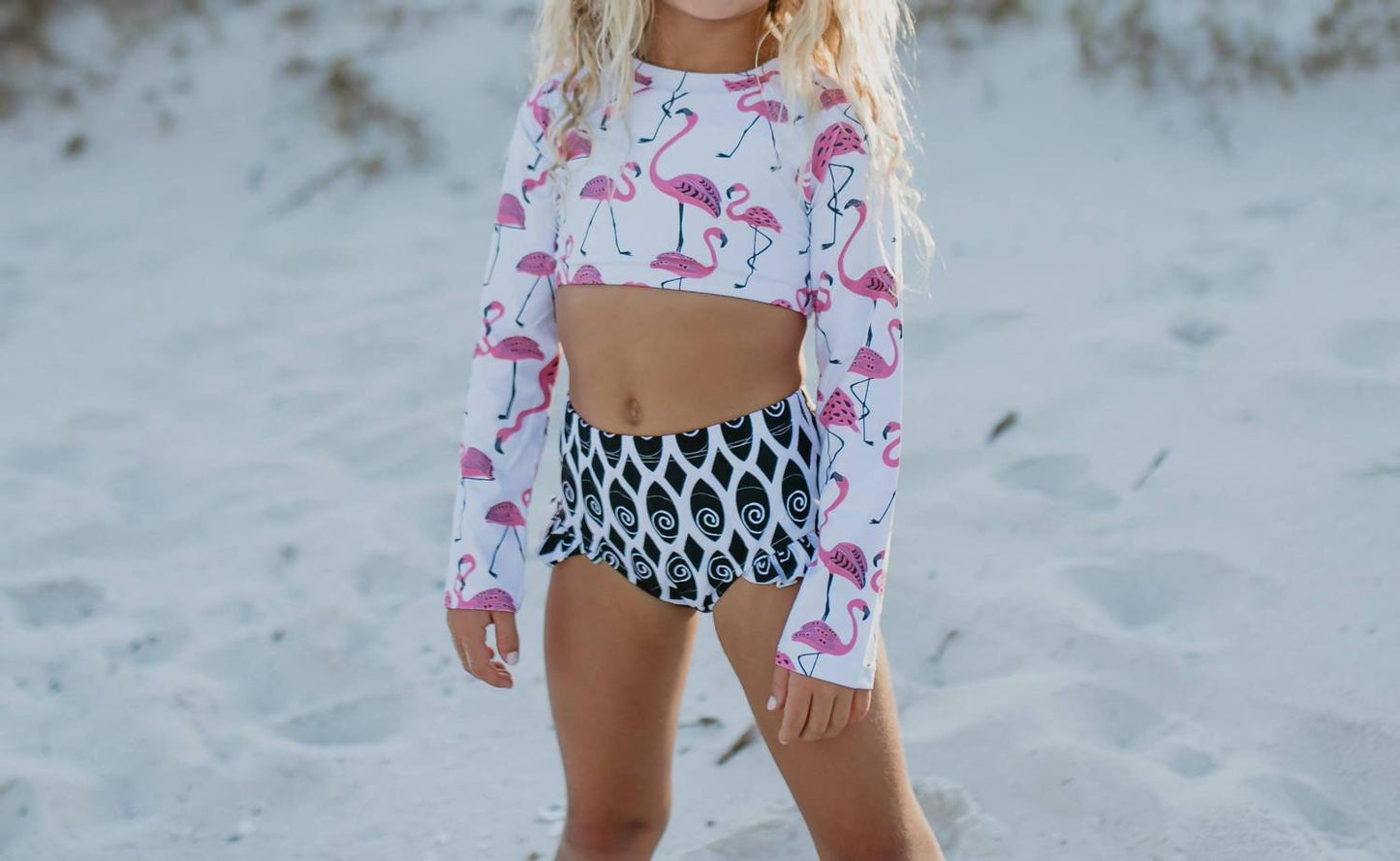 Kid's 2 Piece Rash Guard Swimsuit