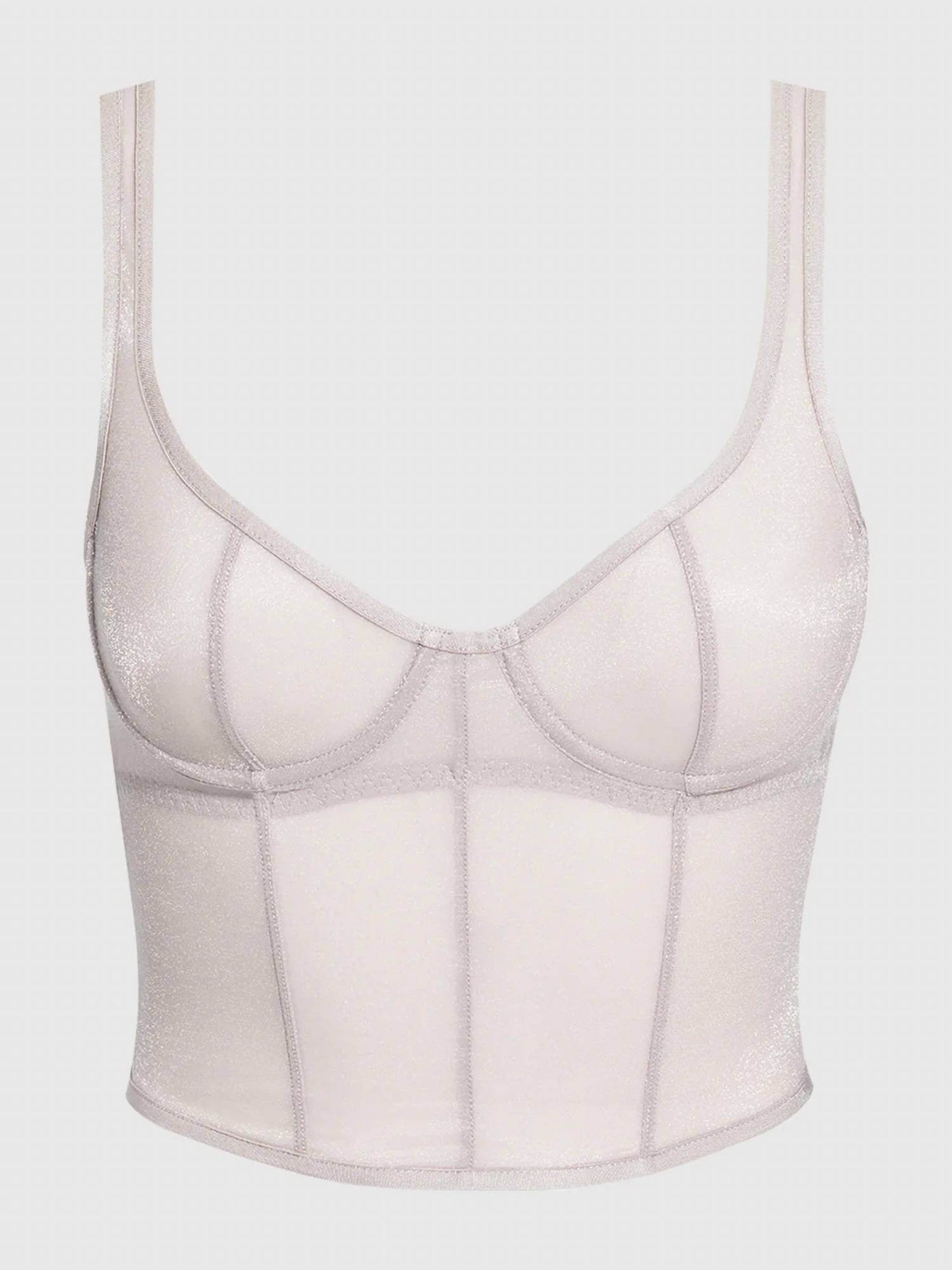 Frederick's of Hollywood - Pia Unlined Underwire Mesh Bustier - Rack Hunt -