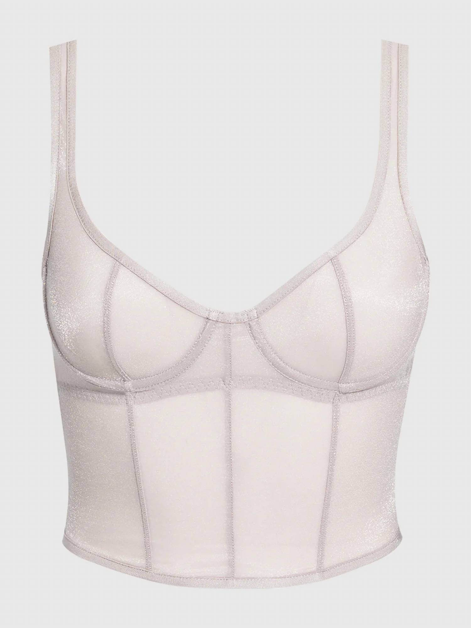 Frederick's of Hollywood - Pia Unlined Underwire Mesh Bustier - Rack Hunt -