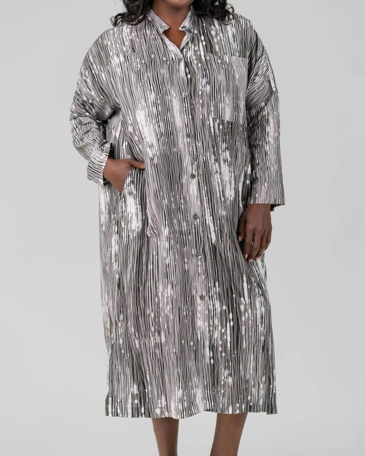 BITTE KAI RAND - Sea Viscose Shirt Dress - Plus - Rack Hunt