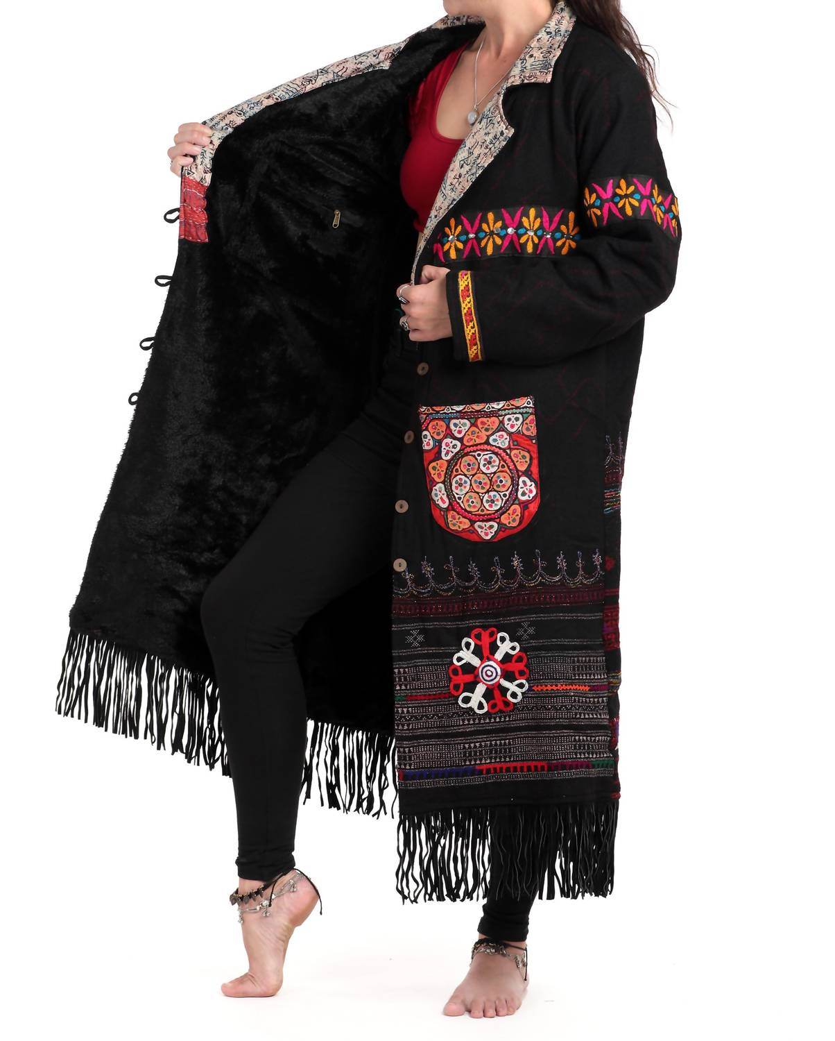 StandAwt - Tassel Merino Wool Coat - Rack Hunt -