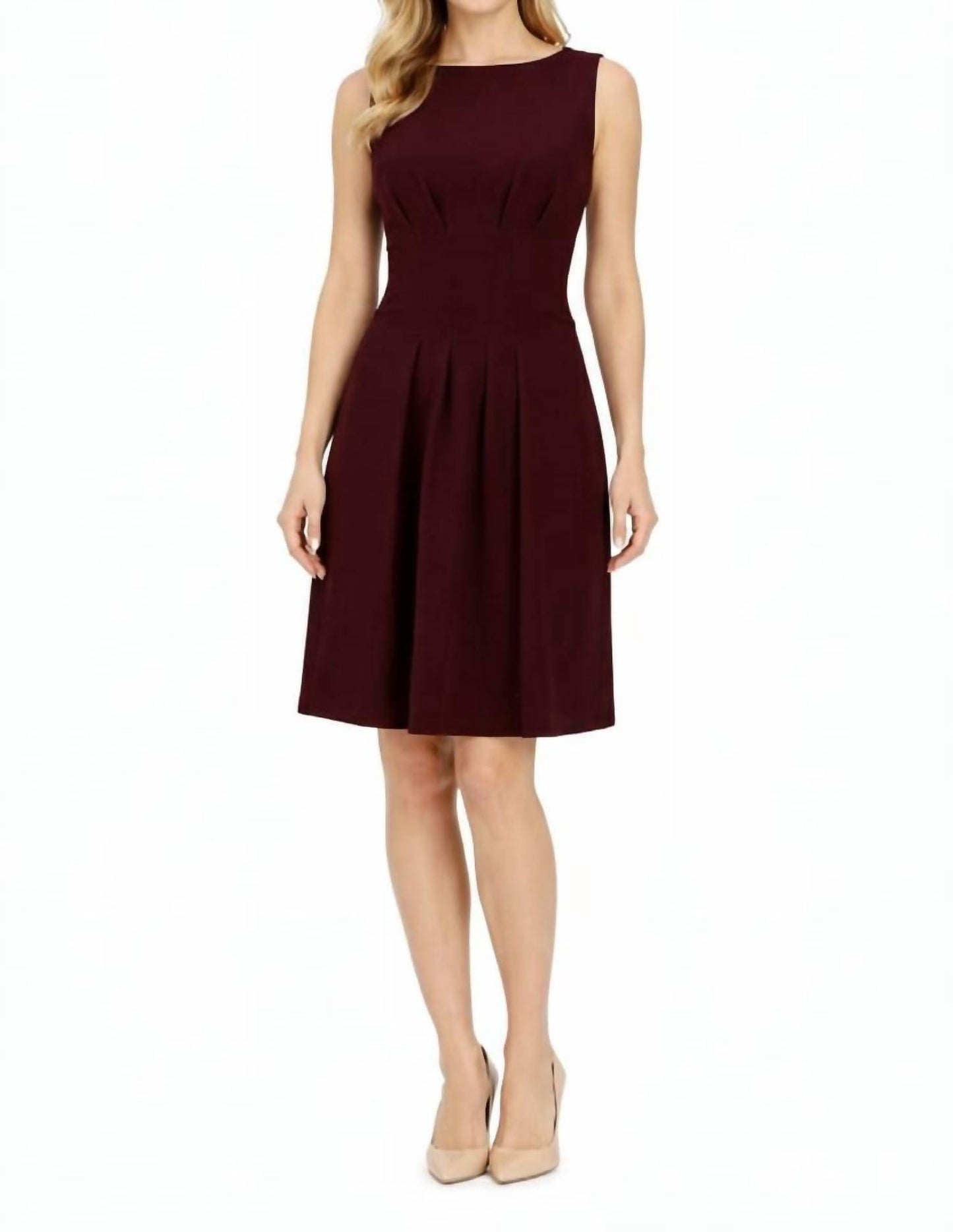 Sleeveless A-line Day Dress
