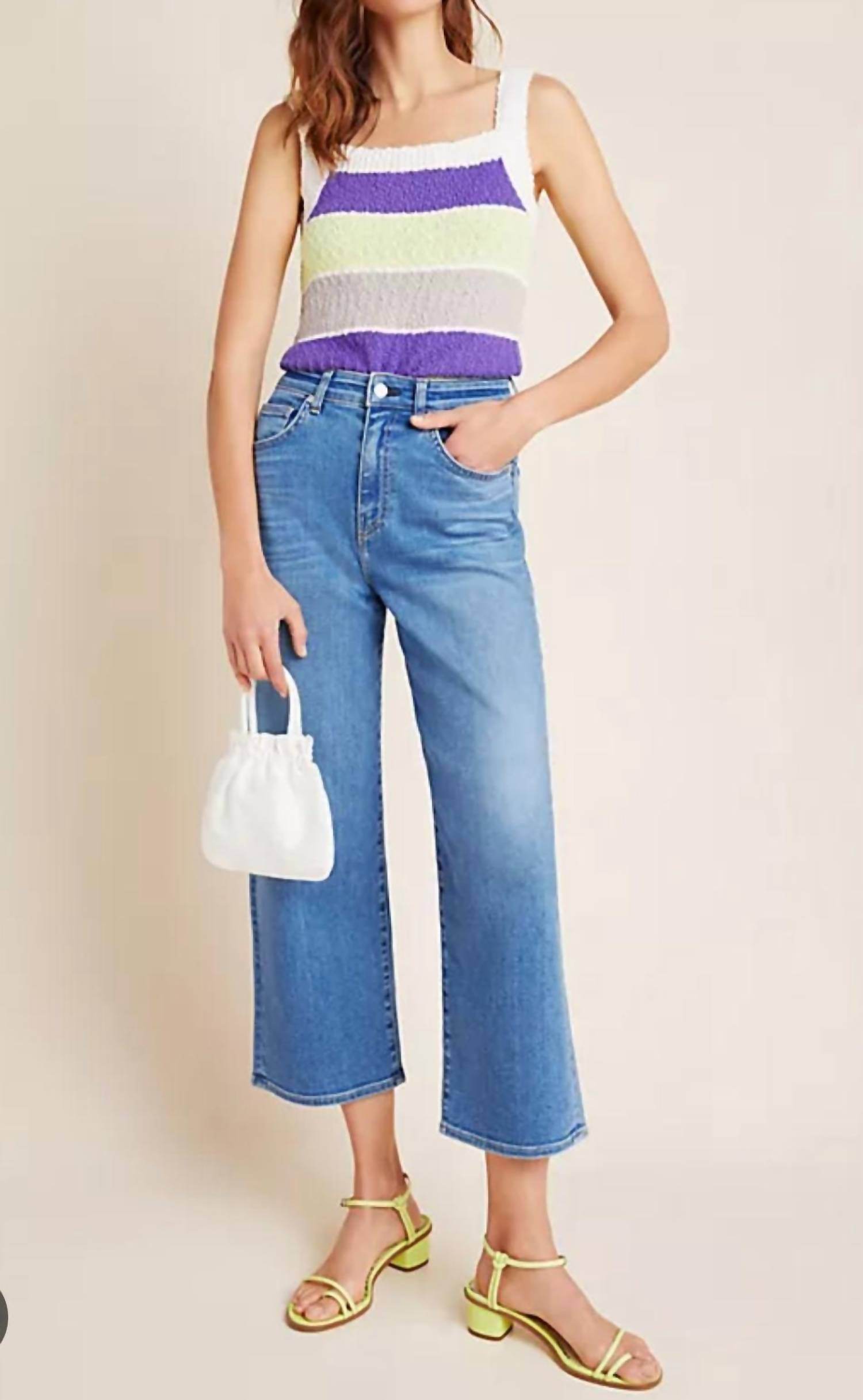 CQY - Sunday Ultra High-risecropped Wide Leg Jeans - Rack Hunt -