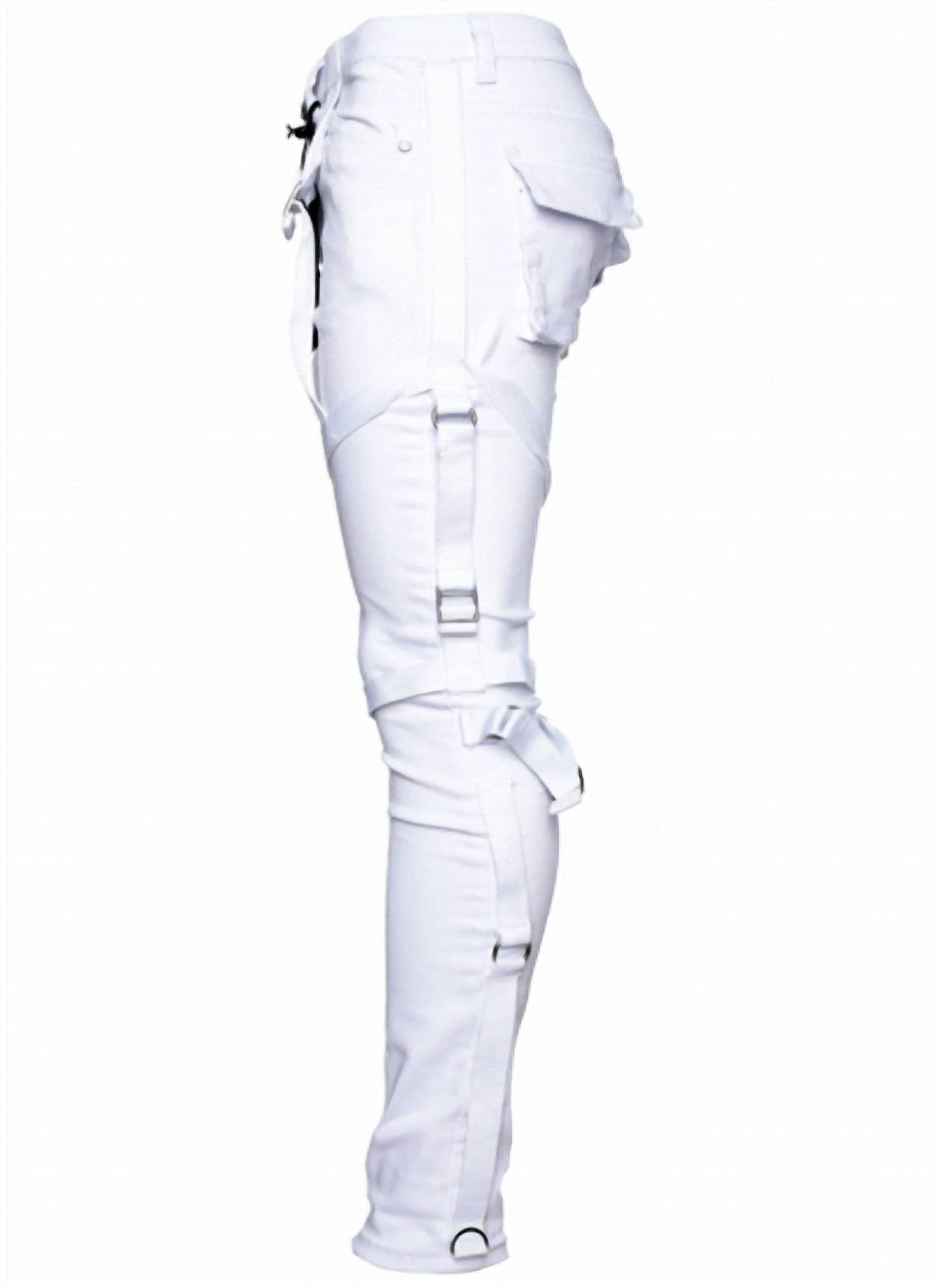 SERENEDE - Strapped Denim Jeans - Rack Hunt