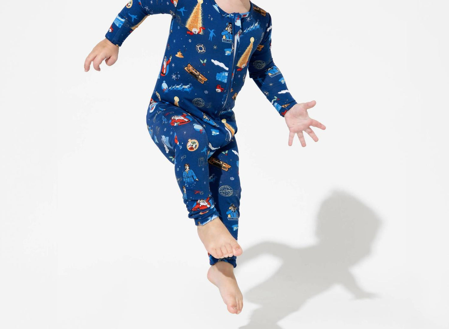 Polar Express Bamboo Convertible Footie