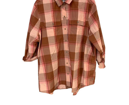 Women's Classic Fit Buttoned Shirt - Big And Tall