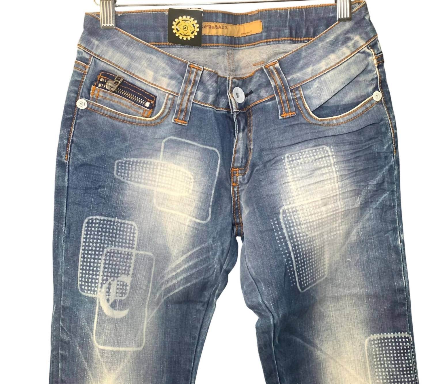 Cipo & Baxx - Women's Durable Vintage Denim Jeans - Rack Hunt -