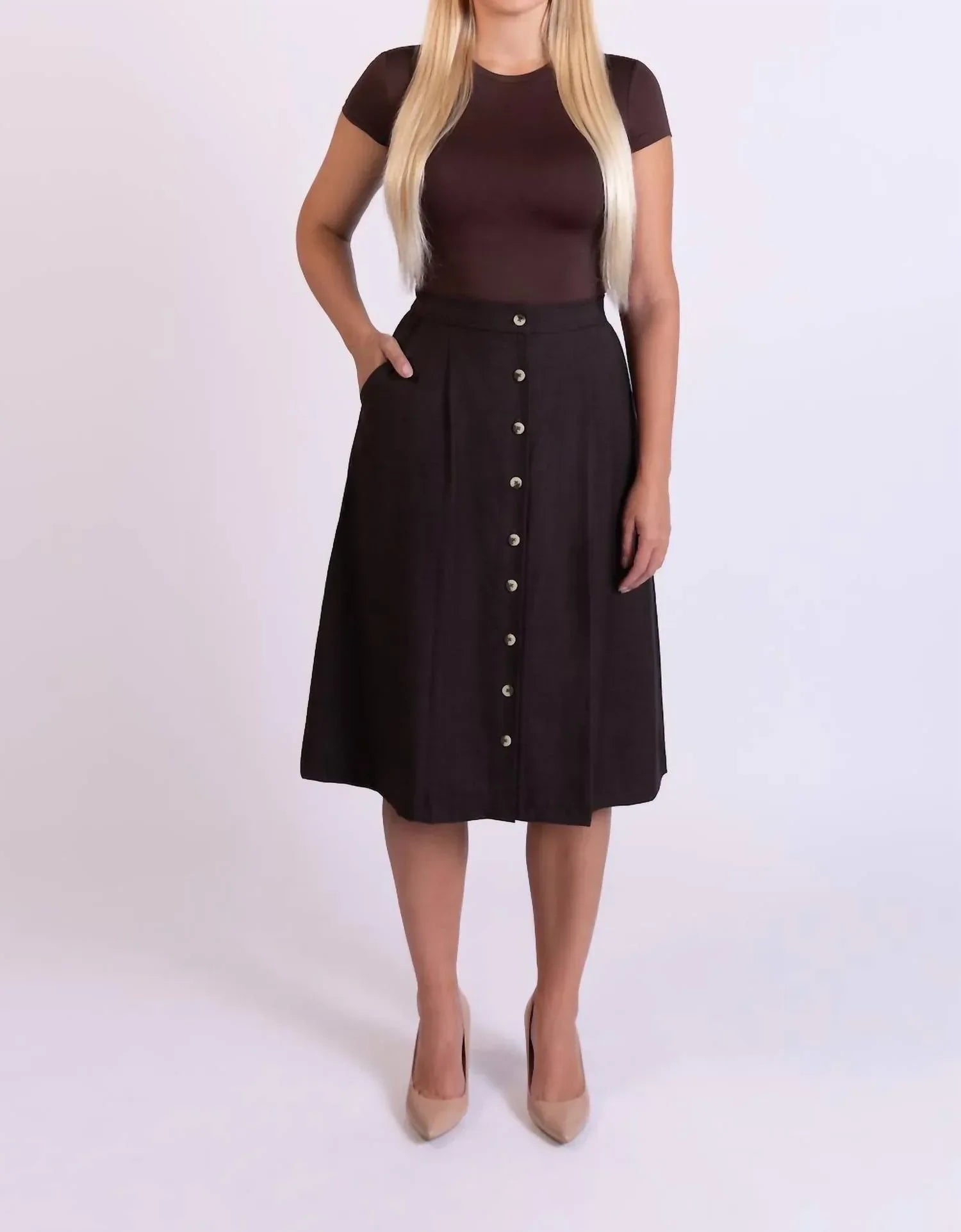 AAM - The Wool Midi Skirt - Rack Hunt