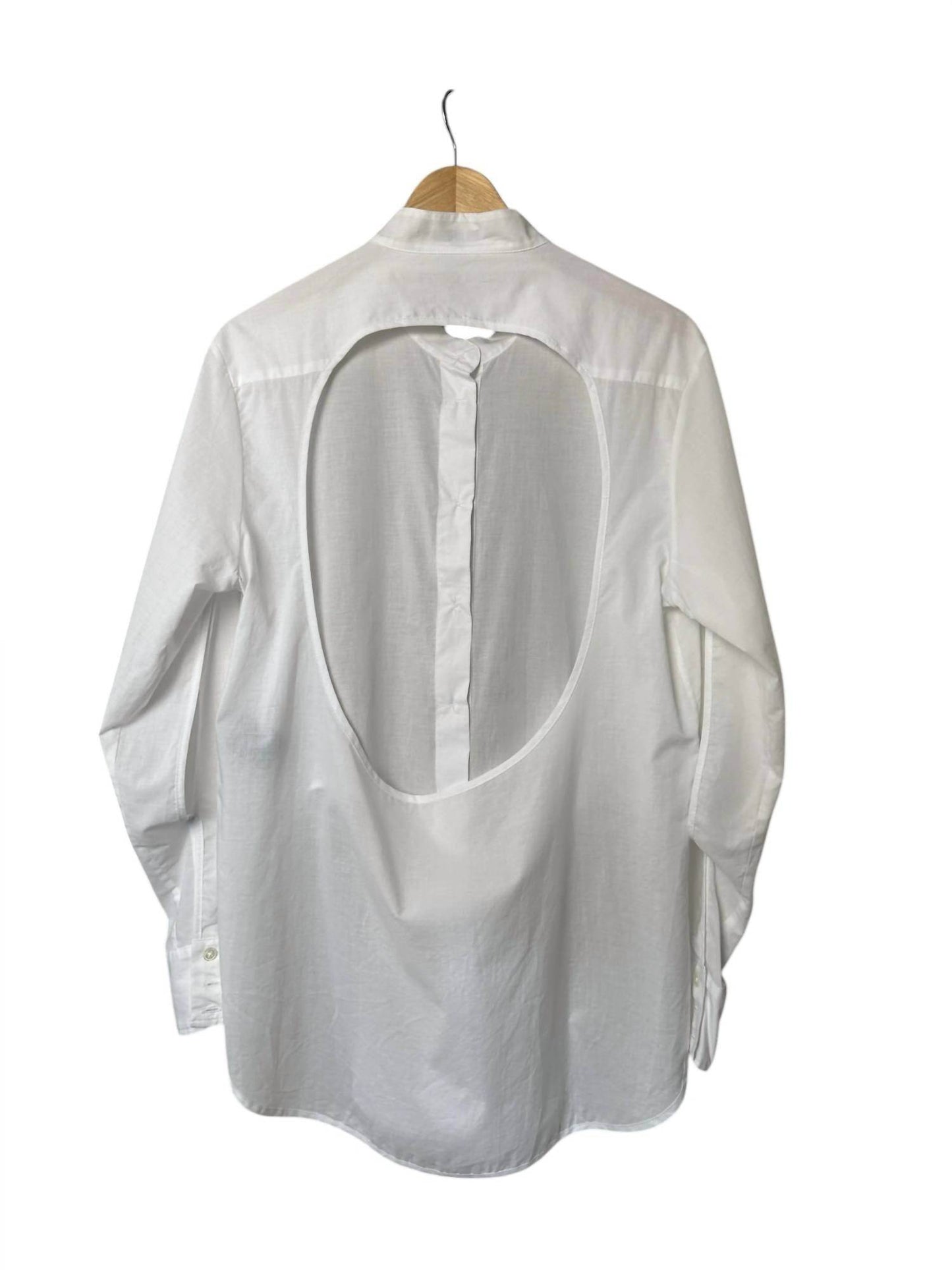Ann Demeulemeester - WOMEN'S BACKLESS BUTTON UP BLOUSE - Rack Hunt