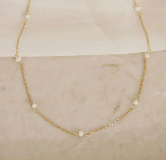Maive - Pearl By The Yard Necklace - Rack Hunt
