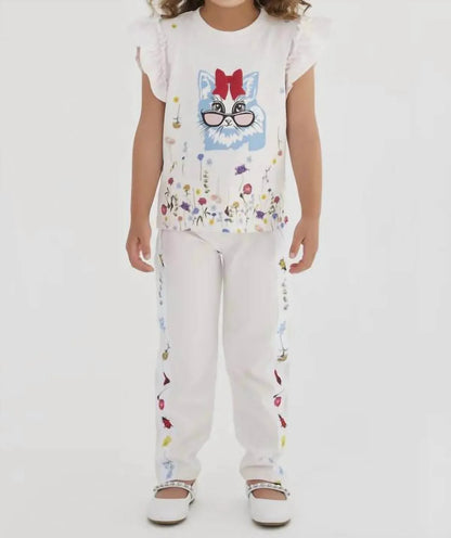 Sasha+Z - Floral Tapered Pants - Rack Hunt