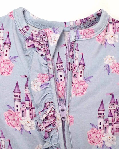 Jules Ruffled Zippered Footies