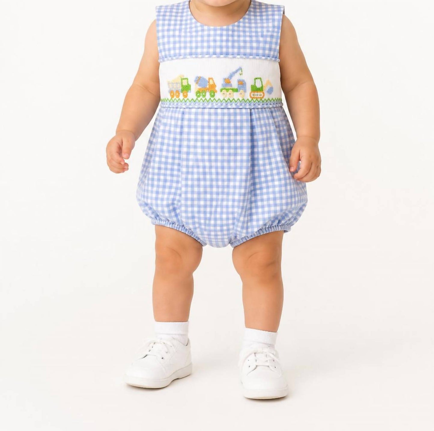 Construction Crew Smocked Bubble