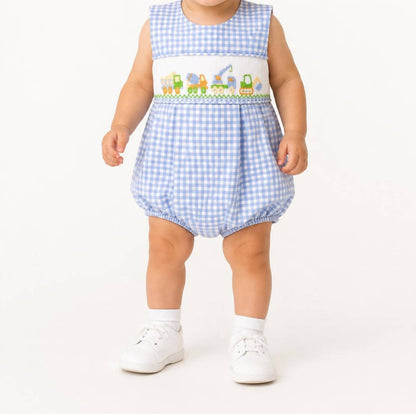 Construction Crew Smocked Bubble