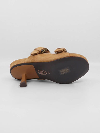 Women's Jakarta Suede Heeled Sandal