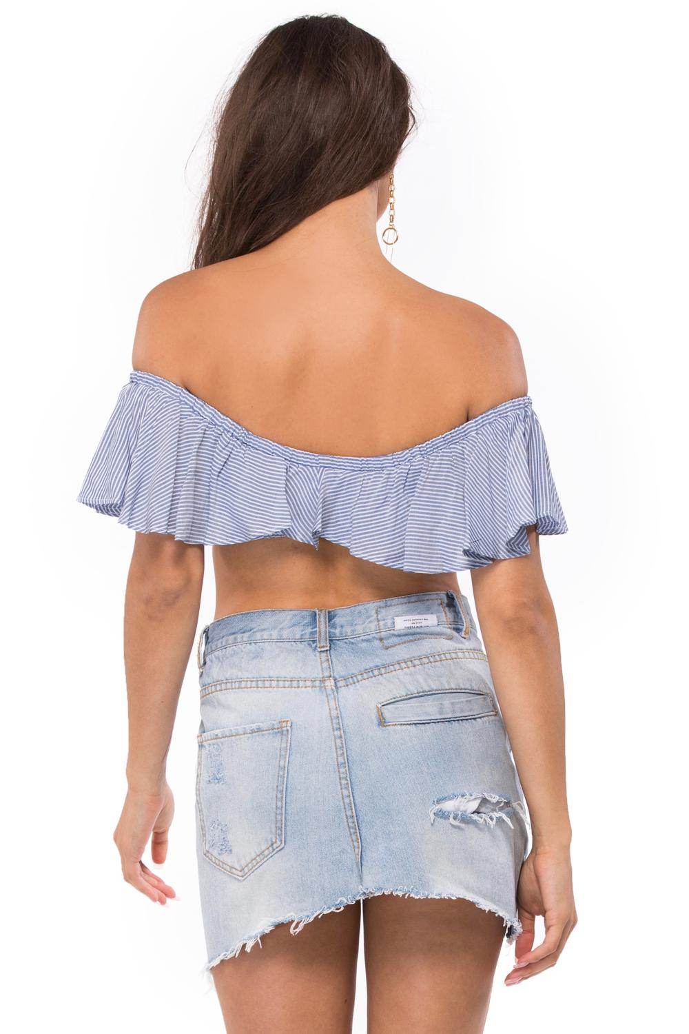 Blue Life - Melanie Off The Shoulder Lace Top - Rack Hunt -