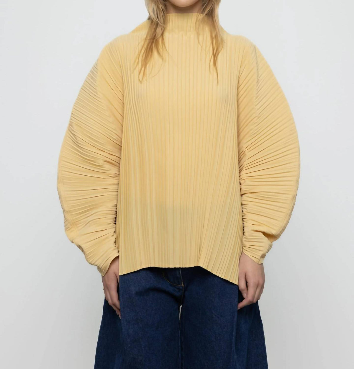 Women's Sculpted Pleated Blouse