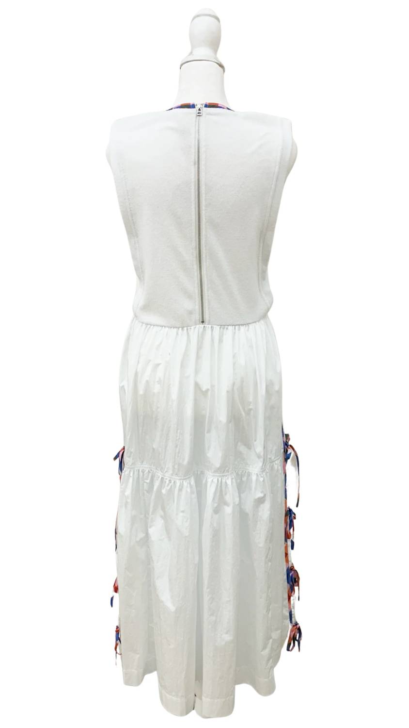 Colonial Madras French Terry Midi Dress