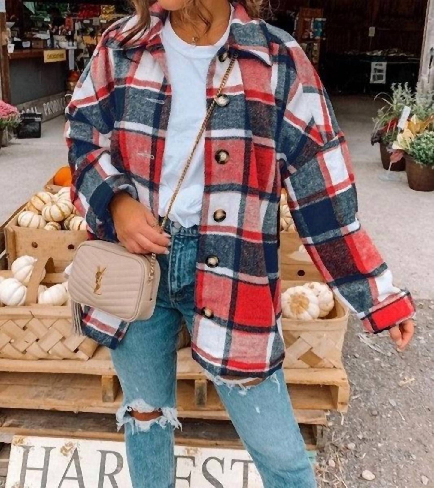 Rhonda Oversized Plaid Shacket