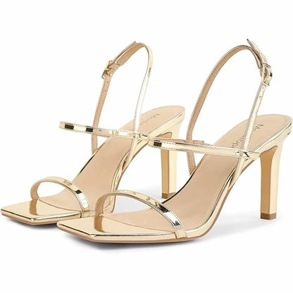 Women's Ankle Strap Open Toe Heel Sandals