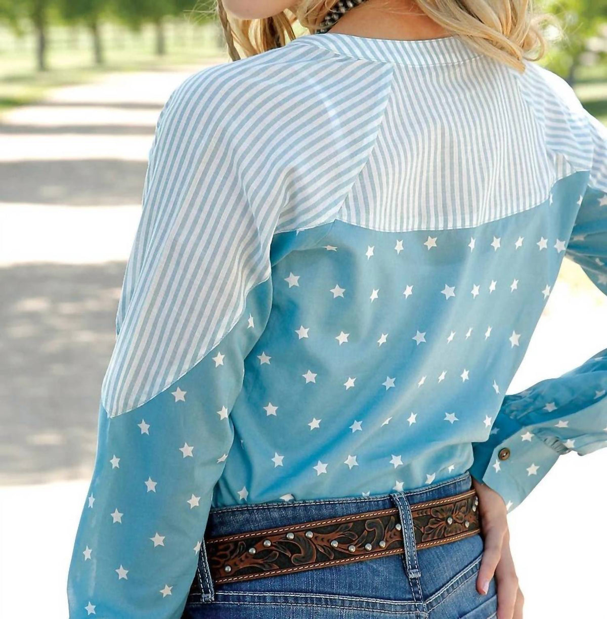 Long Sleeve Star Blouse