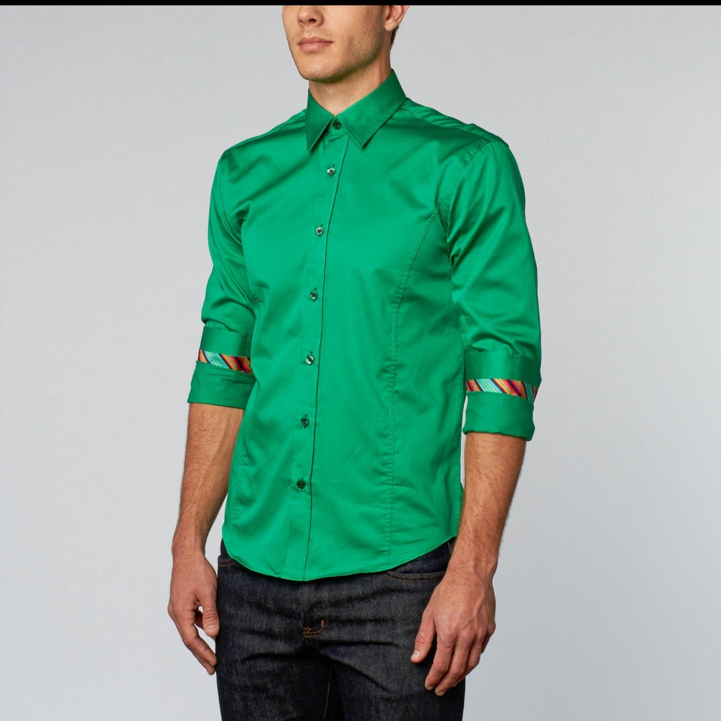 Colorful Trim Shirt