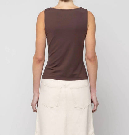 Women's Asymmetric Bead Trim Top