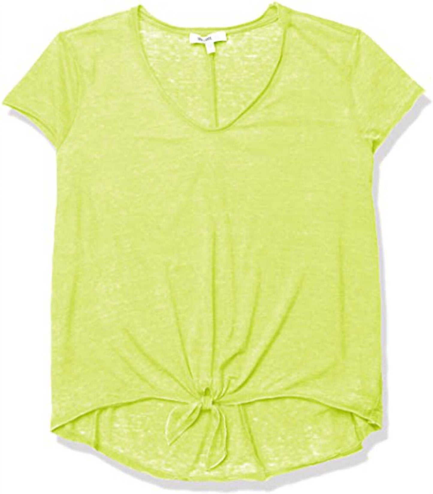 Women's Juniors Astrid Tie Front T Shirt