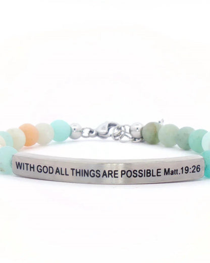 Women's With God All Things Are Possible Bracelet