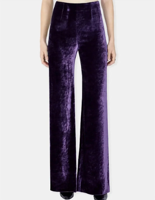 Galvan London - Wide Leg Velvet Trouser - Rack Hunt