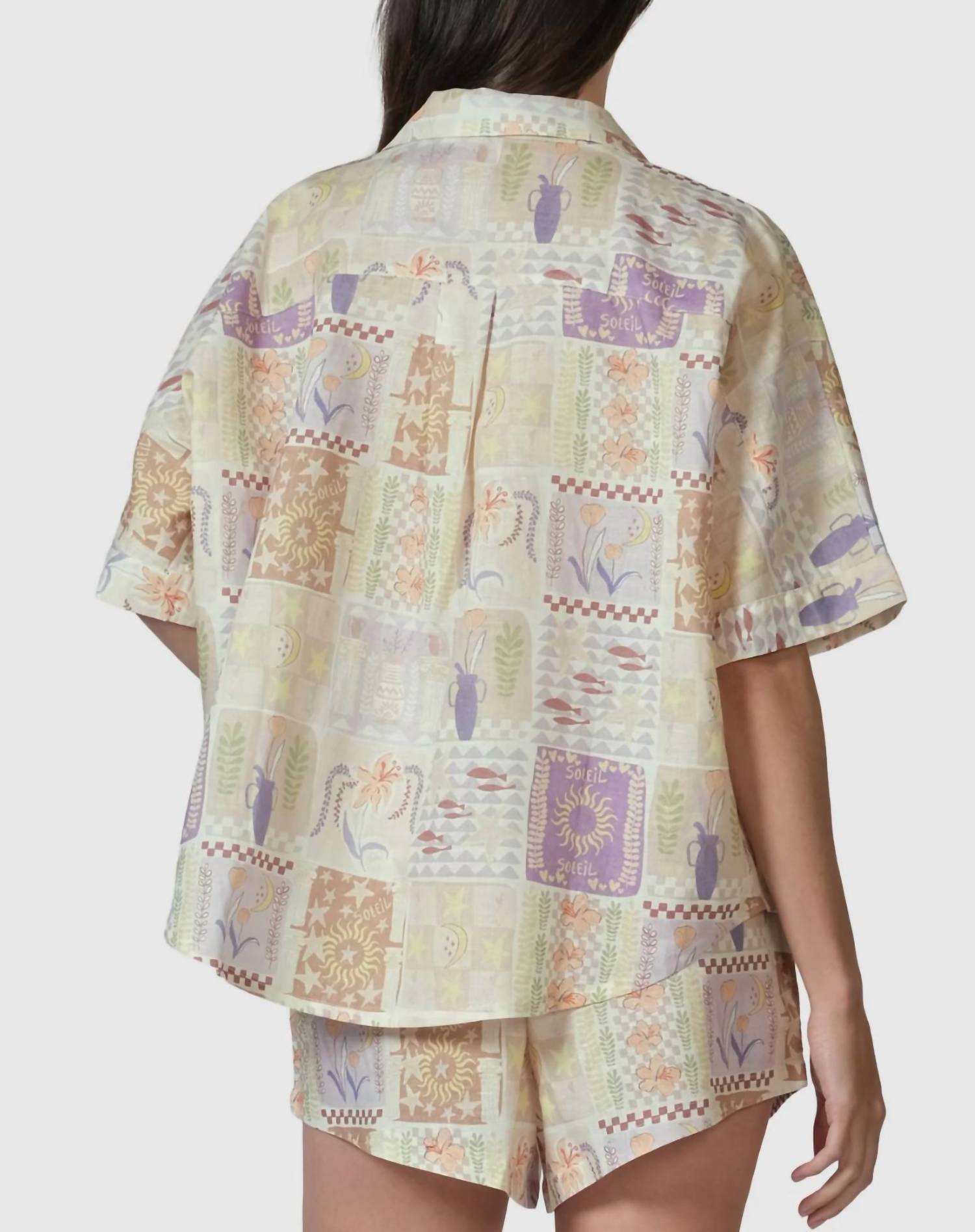 Walnut - Tropez Oversized Button-down Shirt - Rack Hunt -