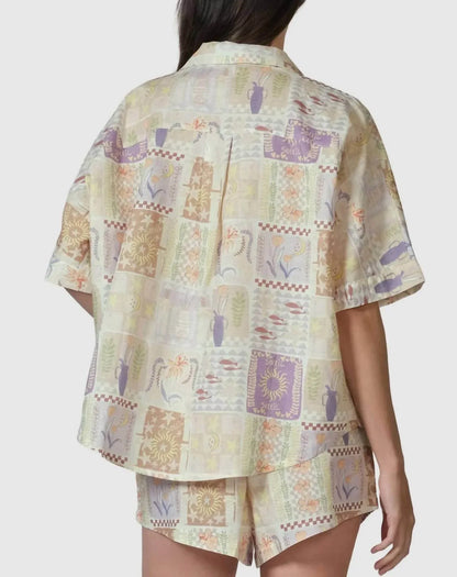 Walnut - Tropez Oversized Button-down Shirt - Rack Hunt