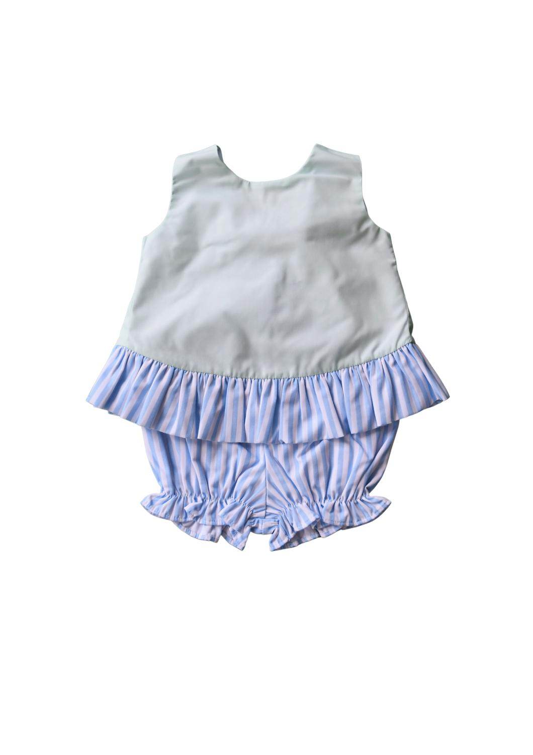 Mint Magnolia - Girl's Sutton Swing Stripe Set - Rack Hunt