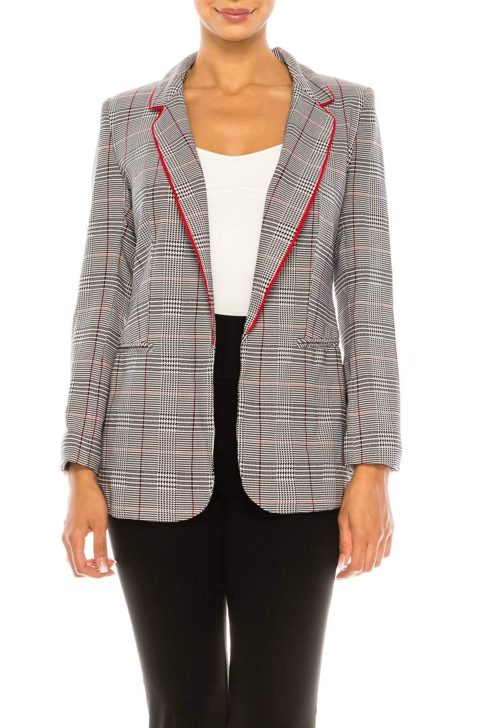 Peter Nygard - Houndstooth Print Blazer - Rack Hunt -