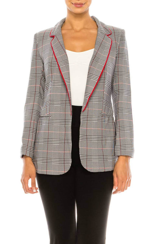 Peter Nygard - Houndstooth Print Blazer - Rack Hunt -