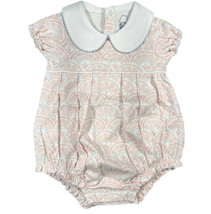 Girls Short Sleeve Pleated Bubble