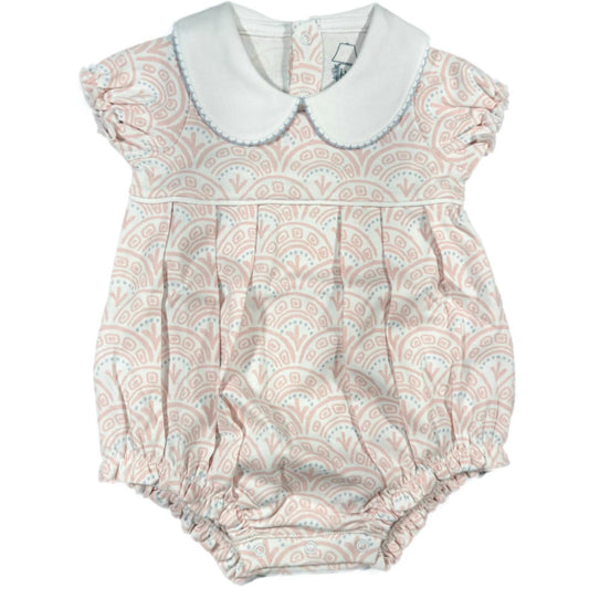 Girls Short Sleeve Pleated Bubble