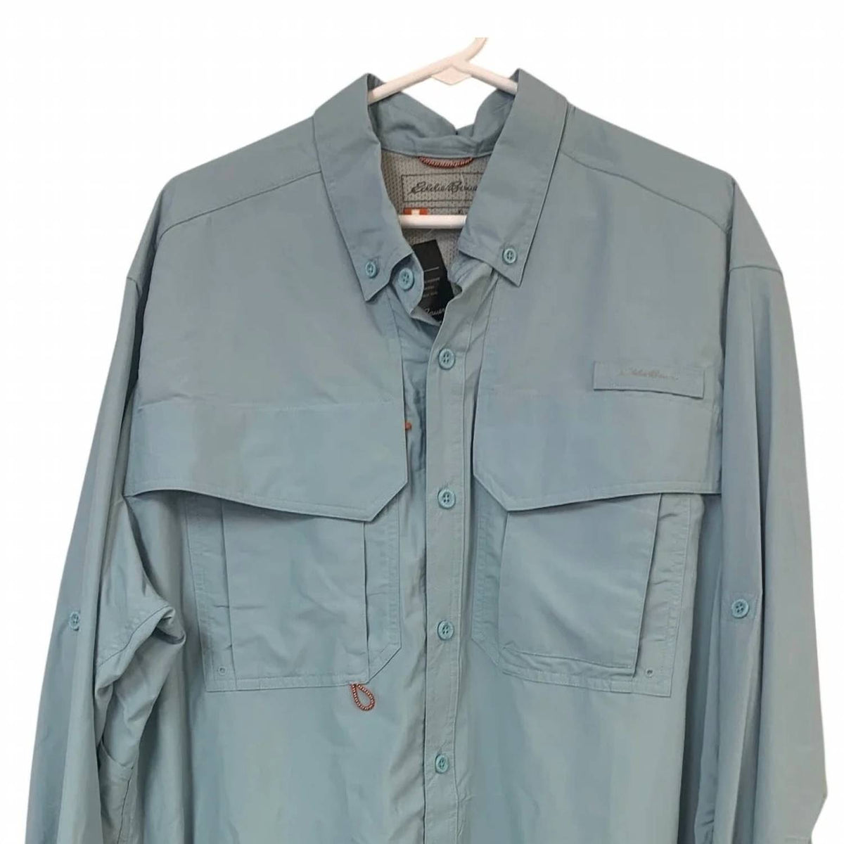 Men's Long Sleeve King Salmon Button Up Shirt