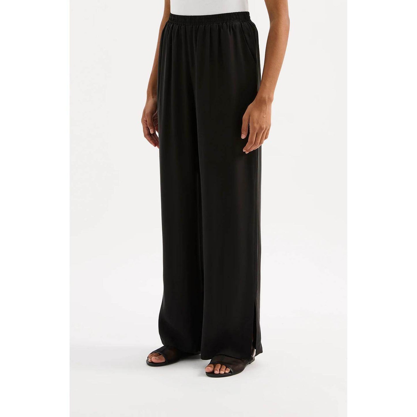 Nude Lucy - Dara Cupro Wide Leg Pant - Rack Hunt