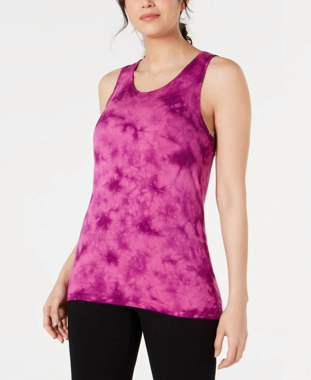 Tie Dye Criss Cross Back Tank Top